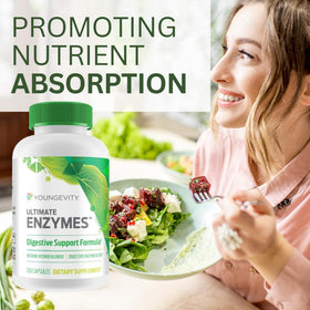Youngevity Ultimate Enzymes capsules en contexte de vie quotidienne