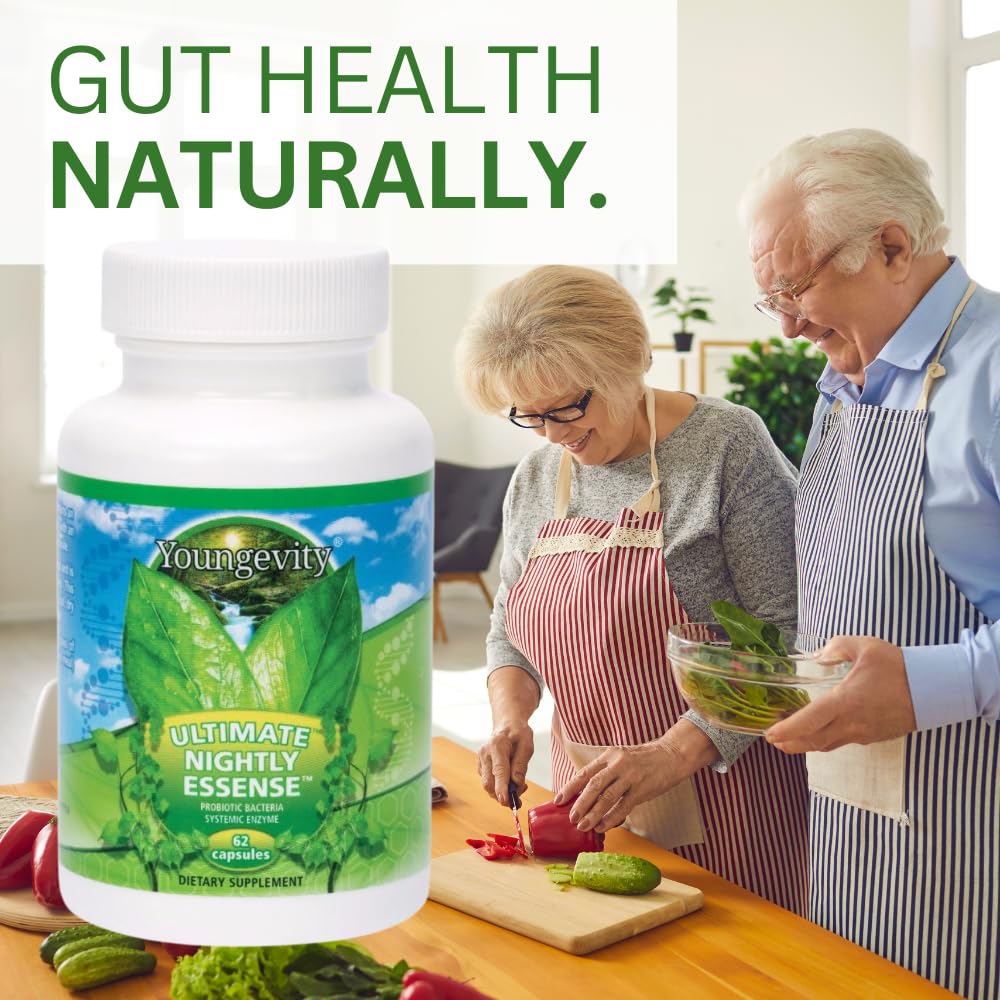 Youngevity Ultimate Nightly Essence 62 capsules avec étiquette