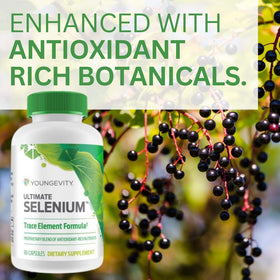 Youngevity Ultimate Selenium capsules avec des fruits
