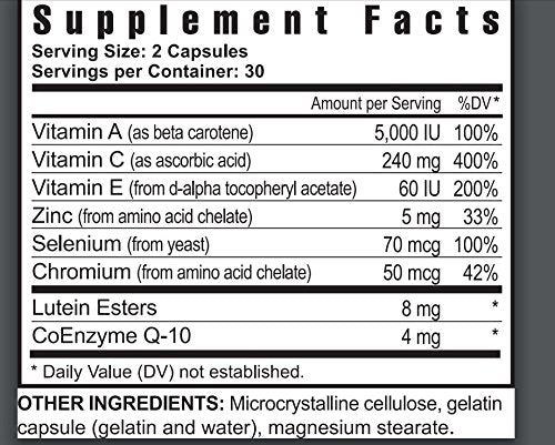 Youngevity Ultimate Vision FX 60 capsules, emballage et contenu