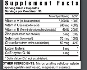 Youngevity Ultimate Vision FX 60 capsules, emballage et contenu