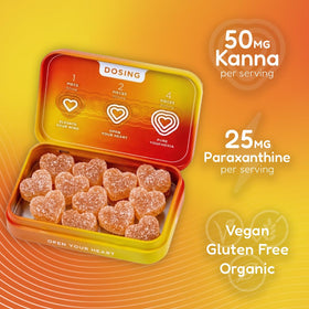 Youphoria Kanna Gummies 600mg en main avec fond naturel