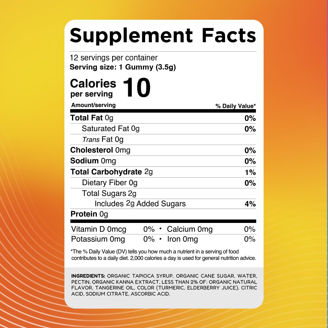 Youphoria Kanna Gummies 600mg sur fond blanc avec détails