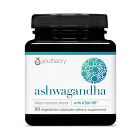 Youtheory Ashwagandha 1000 mg bouteille vue avant