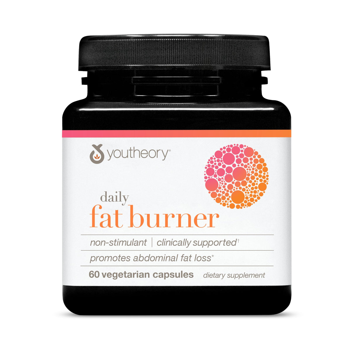 Youtheory Brûleur de Graisse 60 Capsules vue avant