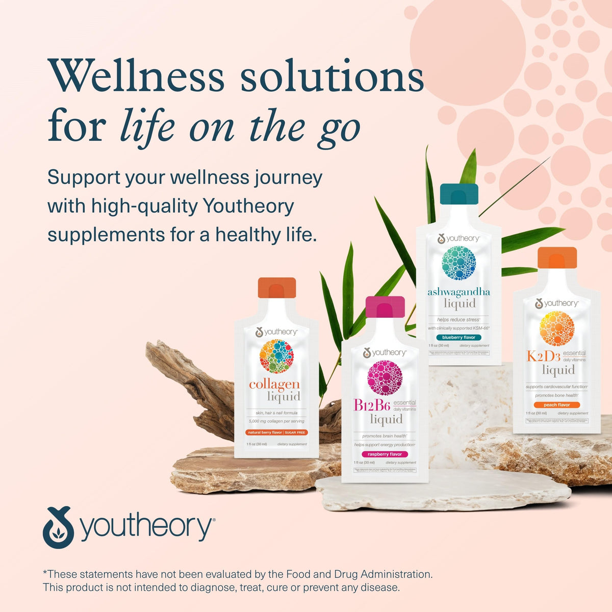 Youtheory collagène liquide 5 000 mg goût baie en main