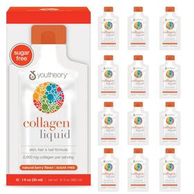 Youtheory collagène liquide 5 000 mg goût baie sachet individuel