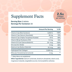 Youtheory Collagène Marin 2500 mg comprimés, emballage