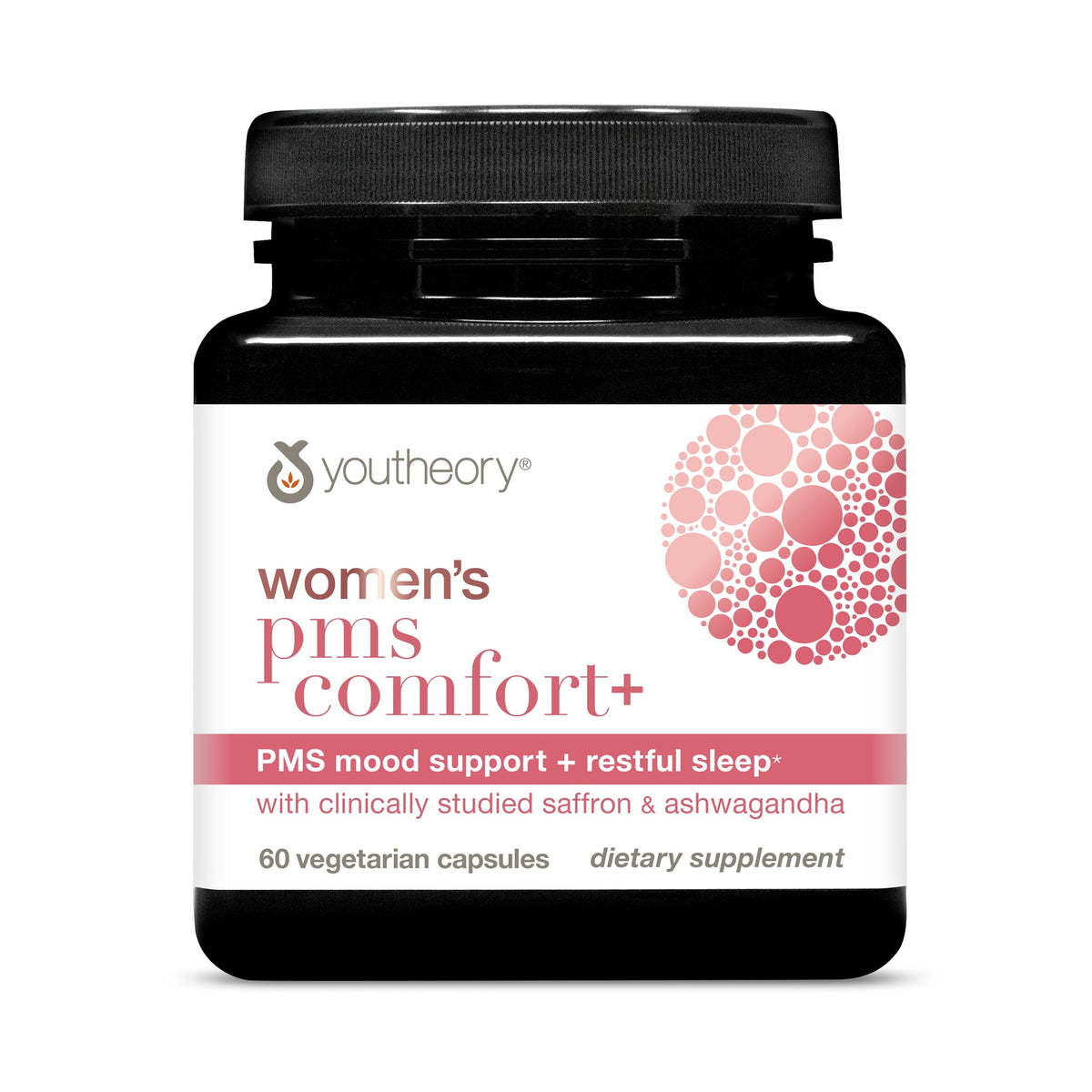 Youtheory Confort PMS 60 capsules végétariennes vue de face