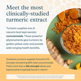 Youtheory Curcuma Extra Fort 1 000 mg bouteille vue arrière