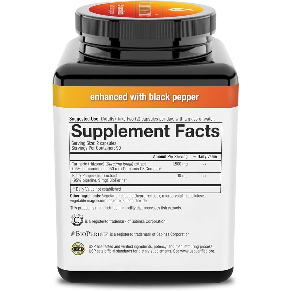 Youtheory Curcuma Extra Fort 1000 mg gélules sur une table