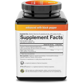 Youtheory Curcuma Extra Fort 1000 mg gélules sur une table
