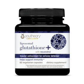 Youtheory Glutathion Liposomal 60 Comprimés, vue de face