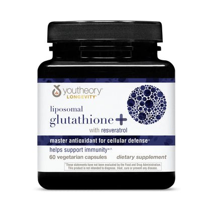 Youtheory Glutathion Liposomal 60 Comprimés, vue de face