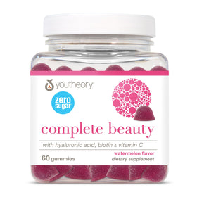 Youtheory Gummies Beauté 60 Gummies vue de face