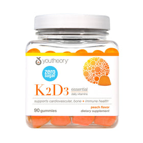 Youtheory K2D3 90 capsules végétariennes vue avant