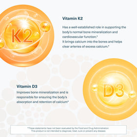 Youtheory K2D3 avec une bouteille d'eau