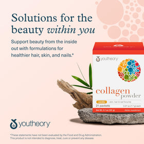 Youtheory Poudre de Collagène Vanille en usage quotidien