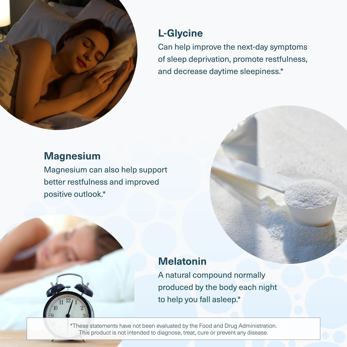 Youtheory Poudre de Sommeil, emballage avec arrière-plan naturel