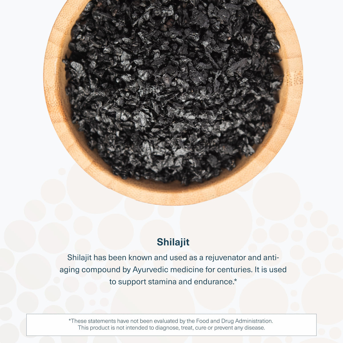 Youtheory Shilajit Avancé 500 mg sur une table en bois