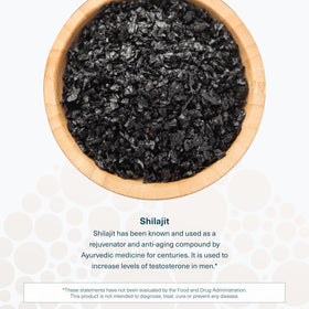 Youtheory Shilajit pour Hommes 60 capsules avec main