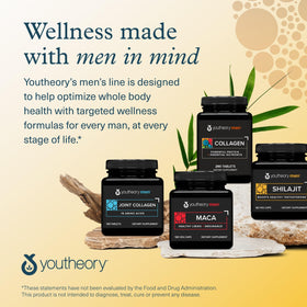 Youtheory Shilajit pour Hommes 60 capsules en gros plan