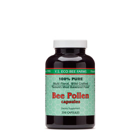 YS Organic Pollen d'abeille 550 mg gélules vue de face