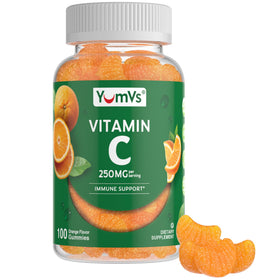 YUM-V'S Gummies de Vitamine C 250 mg, emballage avant