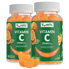 YUM-V'S Gummies Vitamine C 250 mg Saveur Orange - emballage avant