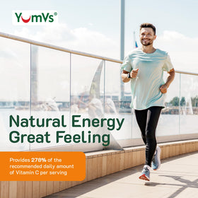 YUM-V'S Gummies Vitamine C 250 mg Saveur Orange - texture des gummies