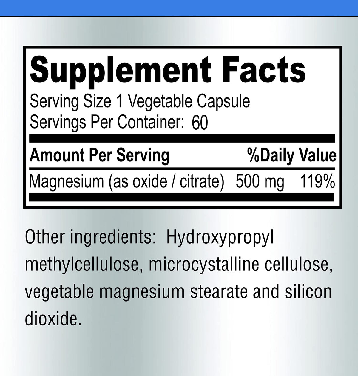 YUMMYVITE Citrate de Magnésium sur un fond neutre