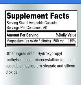 YUMMYVITE Citrate de Magnésium sur un fond neutre