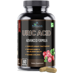 YUMMYVITE Complément Alimentaire Acide Urique 60 Capsules vue de face