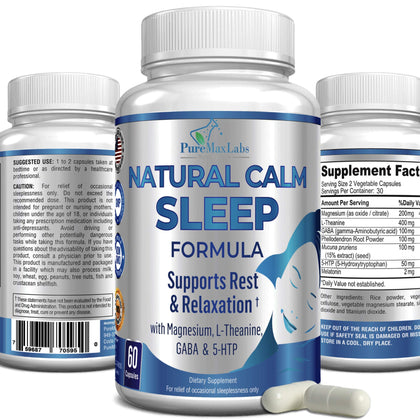 YUMMYVITE Complément Alimentaire Sommeil 60 capsules vue de face