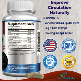YUMMYVITE Complément Circulation Sanguine 90 Capsules côté gauche