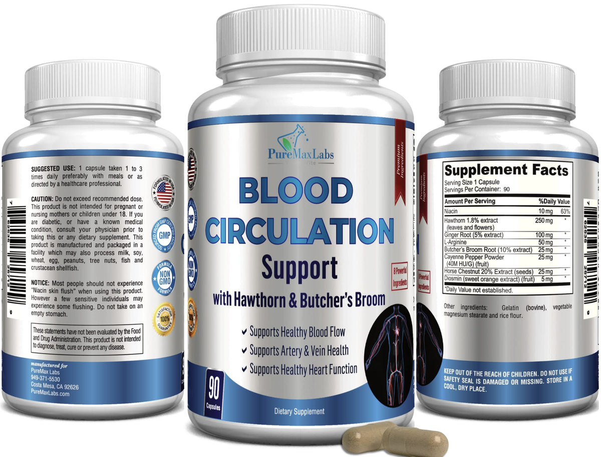 YUMMYVITE Complément Circulation Sanguine 90 Capsules vue arrière