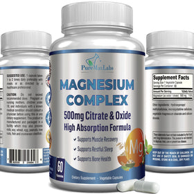 YUMMYVITE Complexe de Citrate de Magnésium 500mg capsules végétales