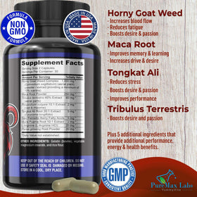 YUMMYVITE Horny Goat Weed capsules vue de côté