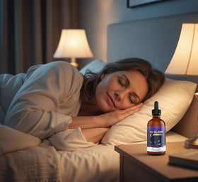 YuSleep gouttes 60 ml avec arrière-plan naturel