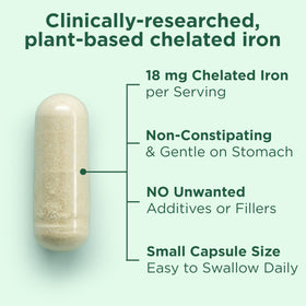 Yuve Fer Végétal 18 mg – Étiquette du produit