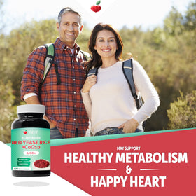 Yuve Riz Rouge 1200 mg dans un environnement de vie sain
