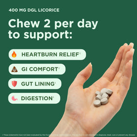 Yuve Tablettes à Mâcher DGL Ultra-Pures 4000 mg - emballage