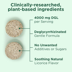 Yuve Tablettes à Mâcher DGL Ultra-Pures 4000 mg - vue de côté