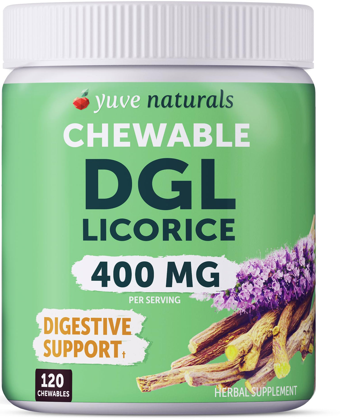 Yuve Tablettes à Mâcher DGL Ultra-Pures 4000 mg - vue de face