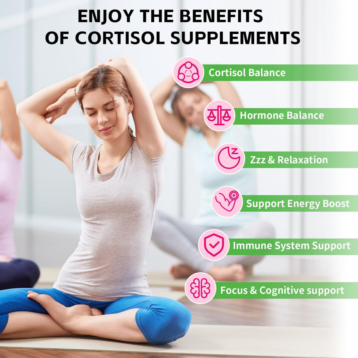 YXSW Gummies Cortisol pour Femmes, présentation des ingrédients clés