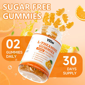 YXSW Gummies L-Theanine 400mg ingrédients sur l'étiquette
