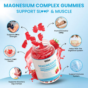 YXSW Gummies Magnésium 1000 mg prise en main avec gummies