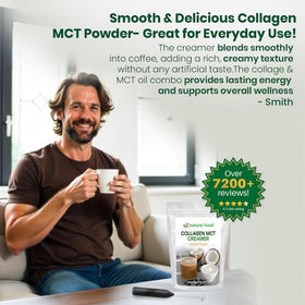 Z Natural Foods Crème en Poudre Collagène MCT Vanille 472g avec des ingrédients