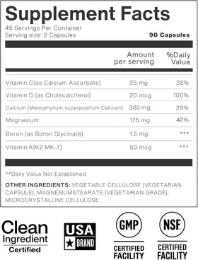 ZAB Calcium d'Algues - capsules sur une table