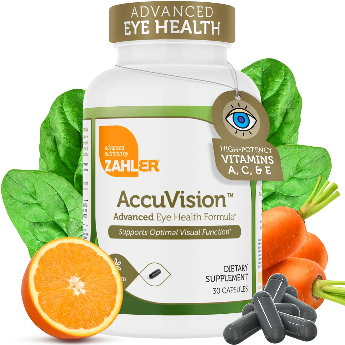 Zahler AccuVision 30 capsules vue de face
